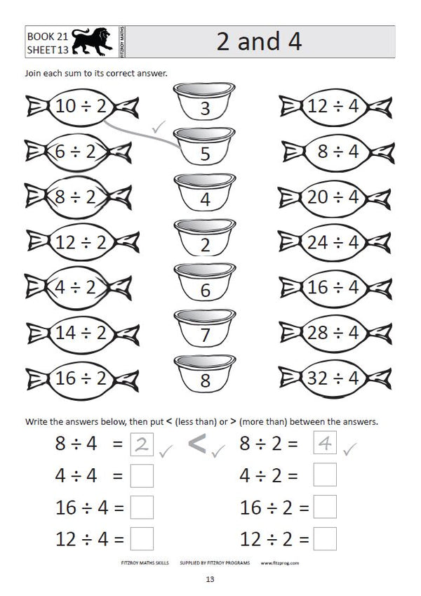 Fitzroy Maths workbooks 21-25 - Fitzroy Readers